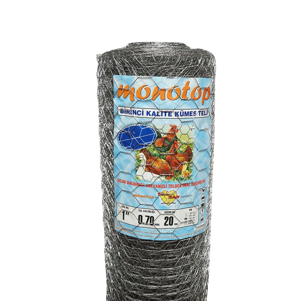 Reti Recinzione per Pollame Rete per recinto L20m, H120cm, intrecciata, zincata con maglie di 25mm, per recinzione - immagine 5