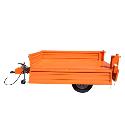 Rimorchio ribaltabile da 1,5T Con impianto elettrico Asse singolo Pneumatici 185R14 - immagine 5