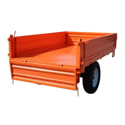 Rimorchio ribaltabile da 1,5T Con impianto elettrico Asse singolo Pneumatici 185R14 - immagine 4