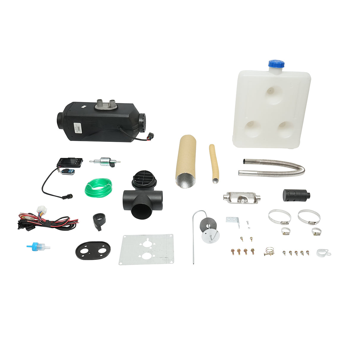 RISCALDATORE D’ARIA RISCALDATORI DA PARCHEGGIO PER L'AUTO RISCALDATORE PER AUTO 12V, 2KW, display LCD, con telecomando e candela Kyocera - immagine 2
