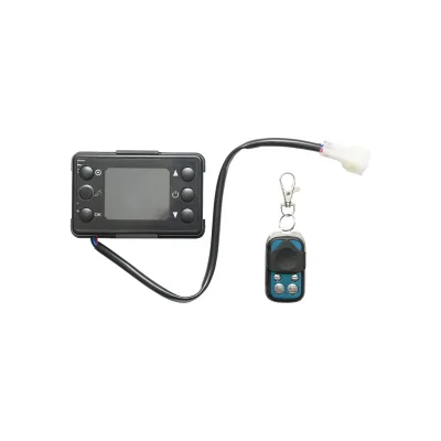 RISCALDATORE D’ARIA RISCALDATORI DA PARCHEGGIO PER L'AUTO RISCALDATORE PER AUTO 12V, 5KW, display LCD, con telecomando e candela Kyocera - immagine 3
