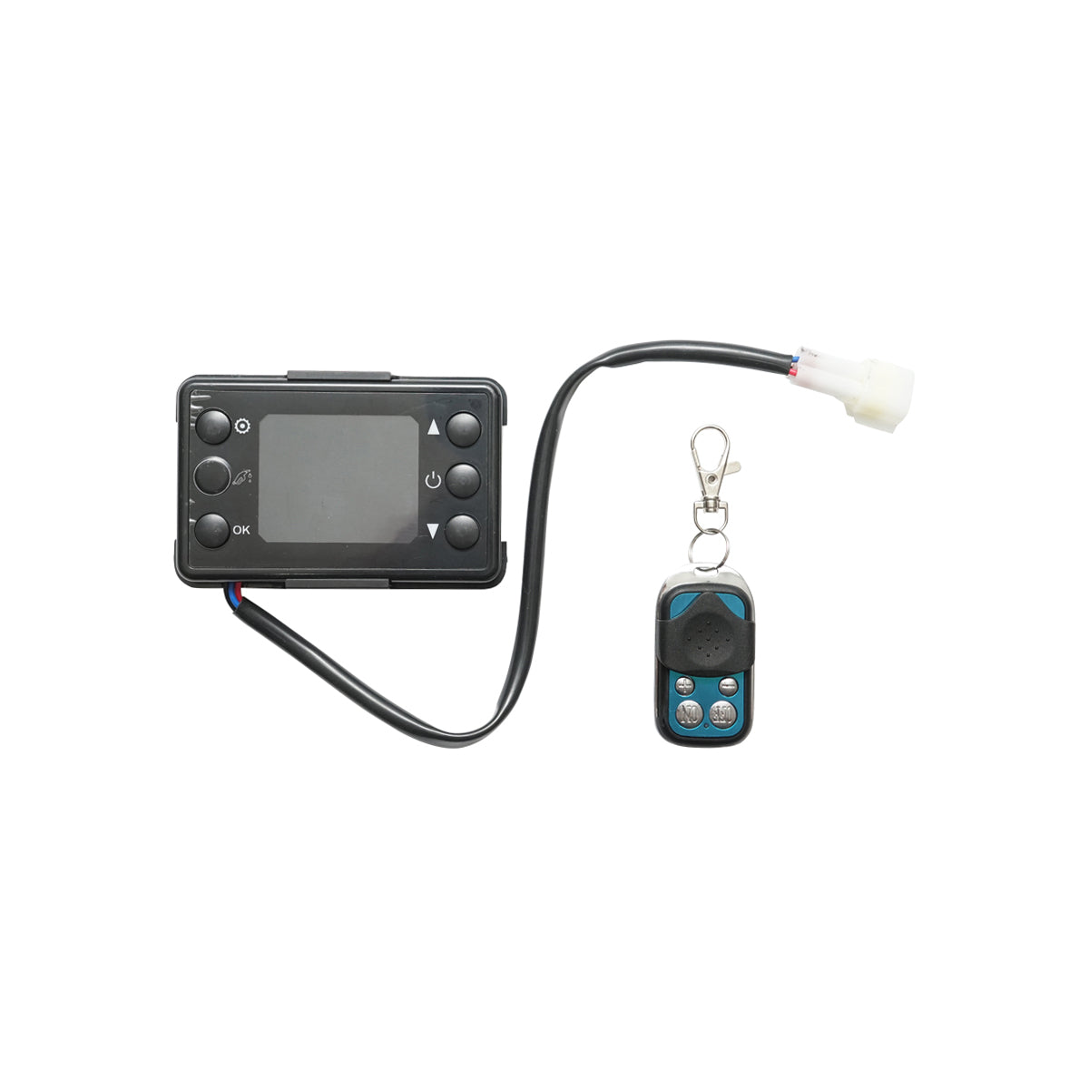 RISCALDATORE D’ARIA RISCALDATORI DA PARCHEGGIO PER L'AUTO RISCALDATORE PER AUTO 12V, 5KW, display LCD, con telecomando e candela Kyocera - immagine 3