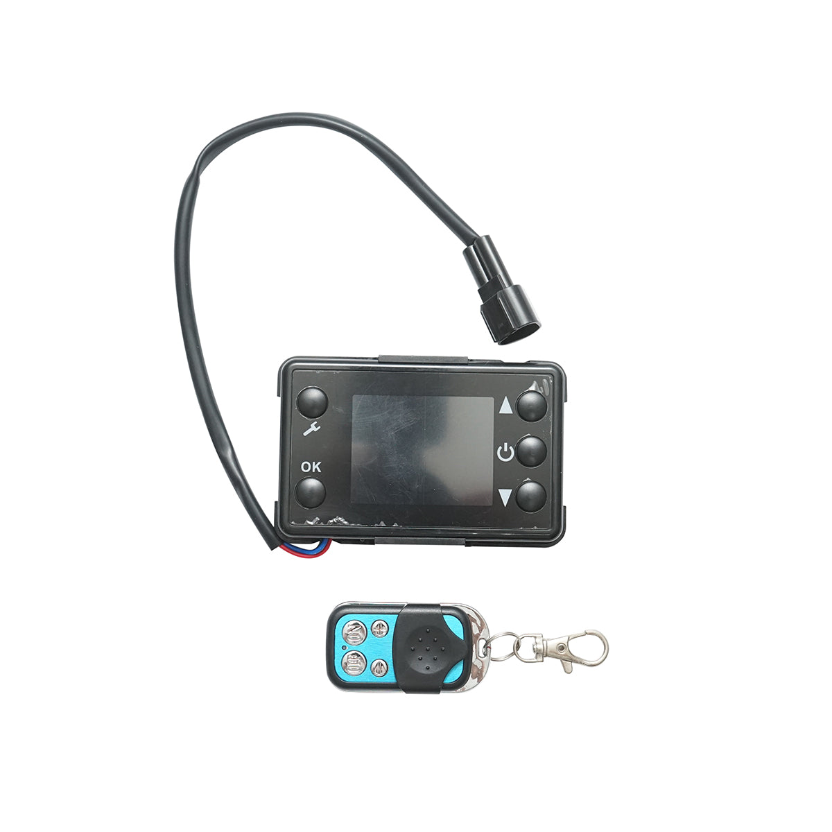 RISCALDATORE D’ARIA RISCALDATORI DA PARCHEGGIO PER L'AUTO RISCALDATORE PER AUTO, RISCALDATORE STAZIONARIO PORTATILE 12-24V, 5KW, display LCD, con telecomando - immagine 3