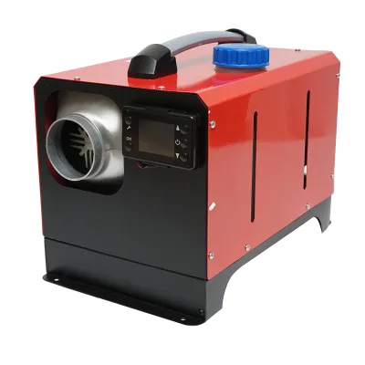Riscaldatore stazionario silenzioso portatile 12–24V, 5 kW, display LCD, telecomando e candela Kyocera, made in Japan - immagine 2