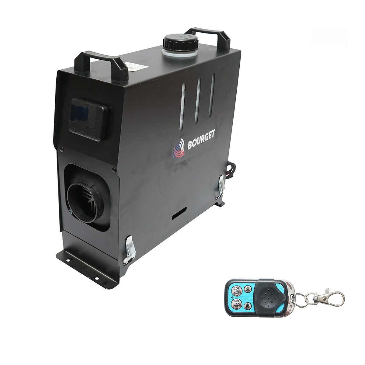 Riscaldatore stazionario, sirocco 12-24V, 5KW con display LCD e telecomando Bourget