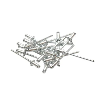 Rivetti in alluminio 3,2x6 mm, 50 pezzi/set Crownman. - immagine 2