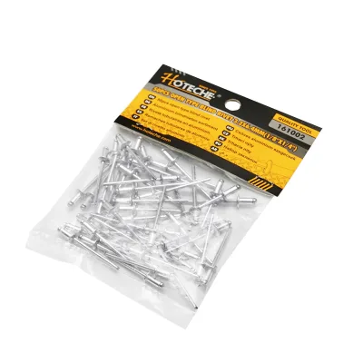 Rivetti in alluminio 3.2x6.4 mm, confezione da 50 pezzi, Hoteche - immagine 3