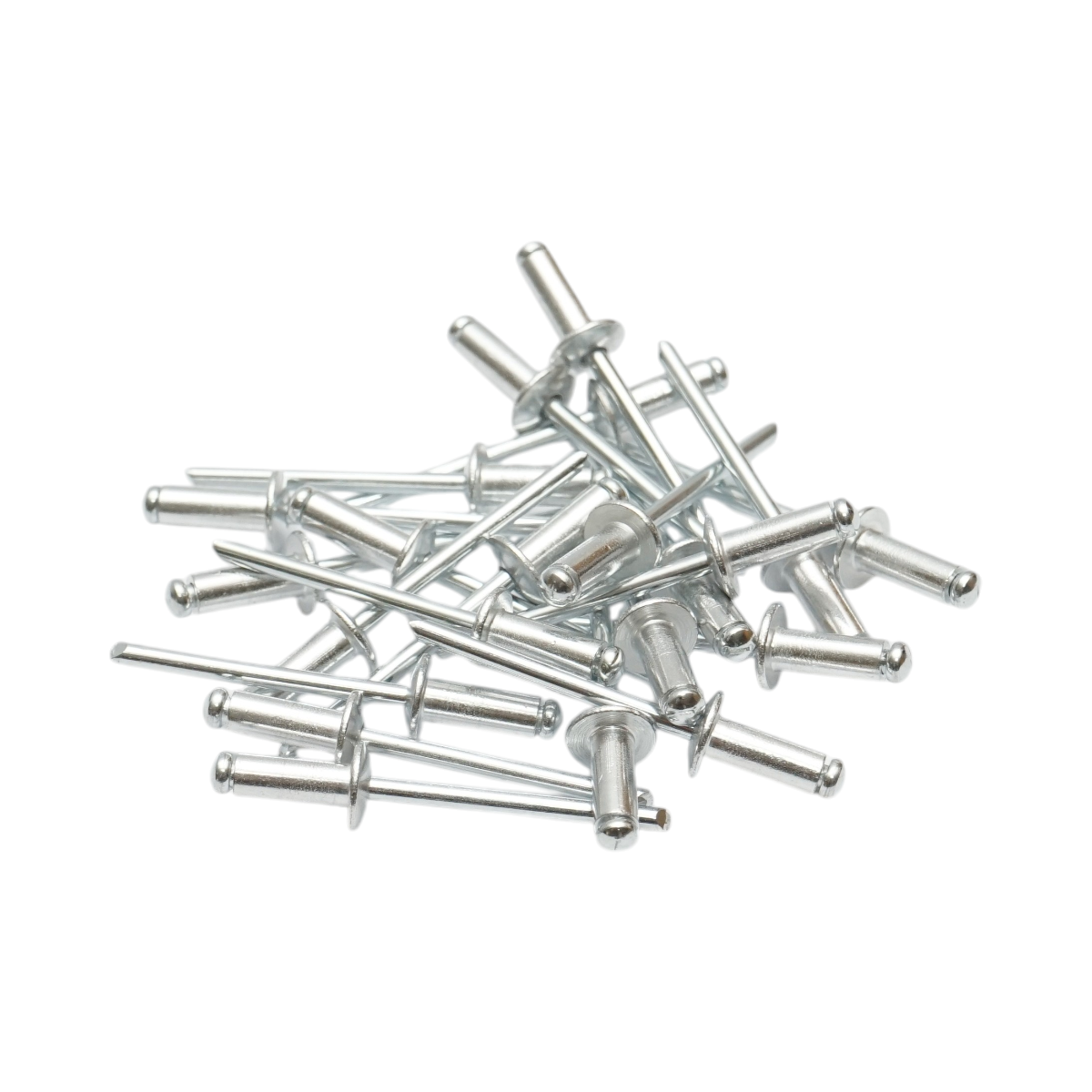 Rivetti in alluminio 4x10 mm, 50 pezzi/set Crownman - immagine 2