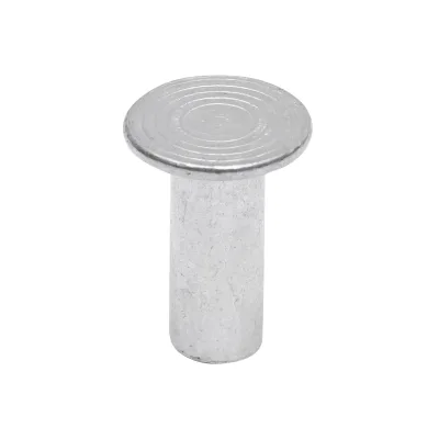 Rivetto cavo in acciaio 21x7,8, diametro testa 16mm
