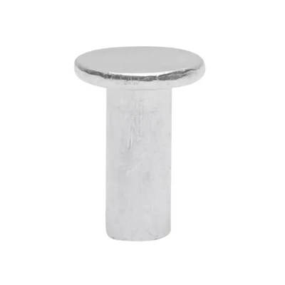 Rivetto cavo in alluminio 11x4, diametro testa 8mm