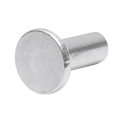 Rivetto cavo in alluminio 11x4, diametro testa 8mm - immagine 2