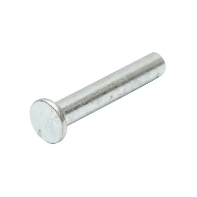 Rivetto in acciaio massiccio 30,5x4,8, diametro testa 8,5 mm - immagine 3
