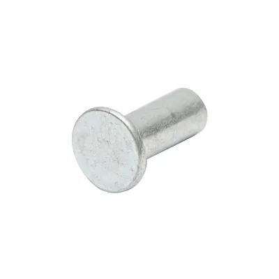 Rivetto in acciaio pieno 16,5x5,8, diametro testa 10,4mm - immagine 3