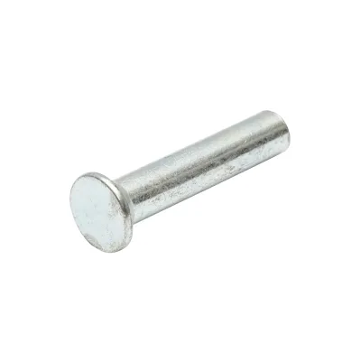 Rivetto in acciaio pieno 31x6, diametro testa 10mm - immagine 3