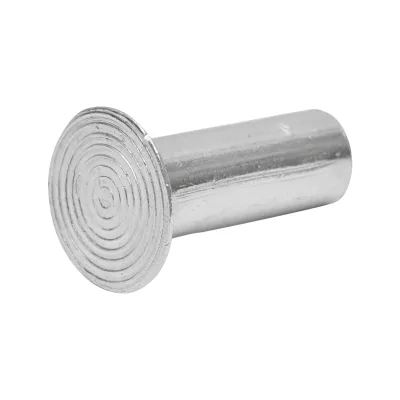Rivetto in alluminio massiccio 27,3x9,5, diametro testa 18 mm - immagine 2