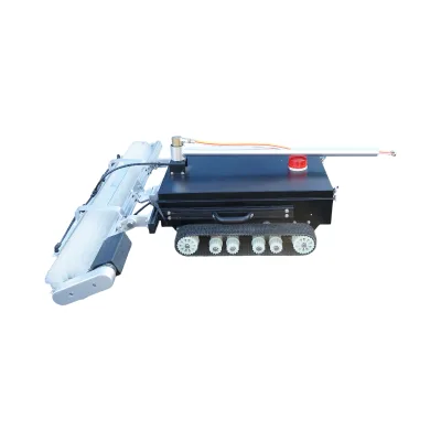 Robot per la pulizia di pannelli solari fotovoltaici 24V, 380W con telecomando, batteria al litio 2x26Ah, larghezza spazzola 1100mm - immagine 2