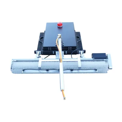 Robot per la pulizia di pannelli solari fotovoltaici 24V, 380W con telecomando, batteria al litio 2x26Ah, larghezza spazzola 1100mm - immagine 4