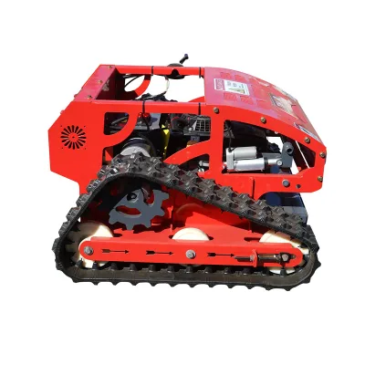 Robot tagliaerba cingolato con telecomando, motore Loncin 9CV, 224cc, larghezza di taglio 550mm - immagine 6