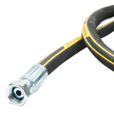 Rotolo da 10 m di tubo flessibile per lavanderia DN8 2SN con spina 22x1,5 mm e raccordo da 3/8 alle estremità - immagine 3