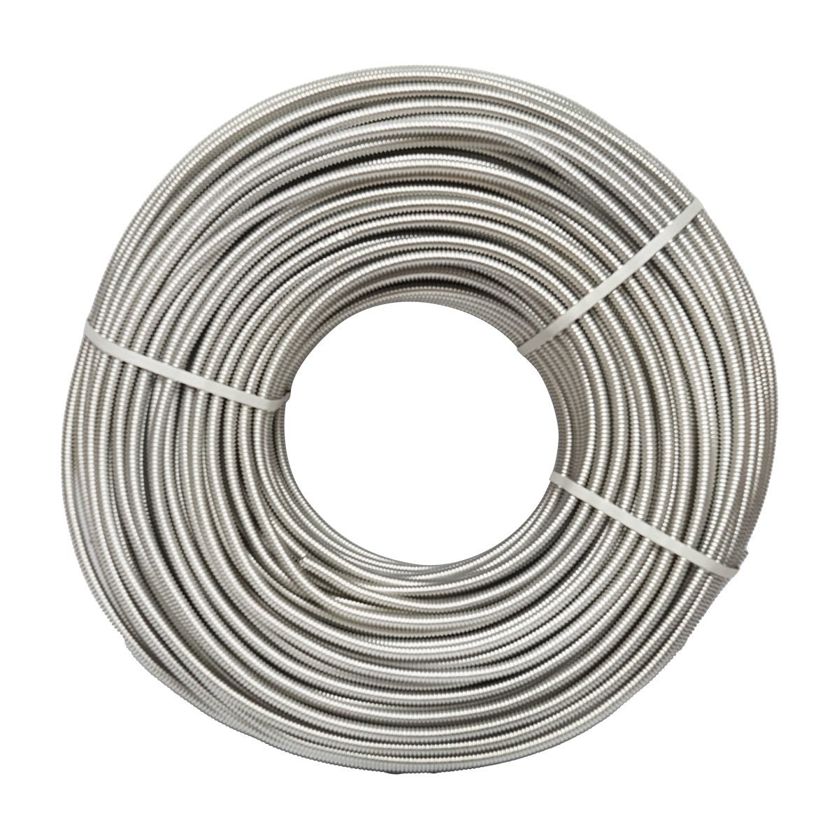 Rotolo da 50 m di tubo flessibile corrugato in acciaio inox DN12 per impianti solari residenziali - immagine 2