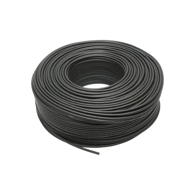 Rotolo di cavo per pannello solare 4mmx200m nero 1,5KV, H1Z2Z2-K Leader