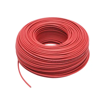 Rotolo di cavo per pannello solare 4mmx200m rosso 1,5KV, H1Z2Z2-K Breckner Germany