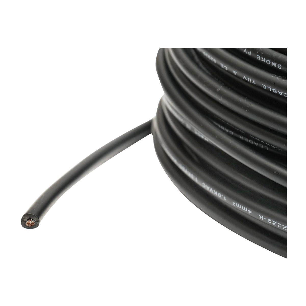 Rotolo di cavo per pannello solare 4mmx50m nero 1,5KV, H1Z2Z2-K Leader - immagine 3