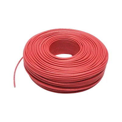 Rotolo di cavo per pannello solare 6mmx100m rosso 1,5KV, H1Z2Z2-K Leader