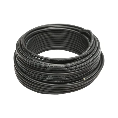 Rotolo di cavo per pannello solare 6mmx30m nero 1,5KV, H1Z2Z2-K Leader