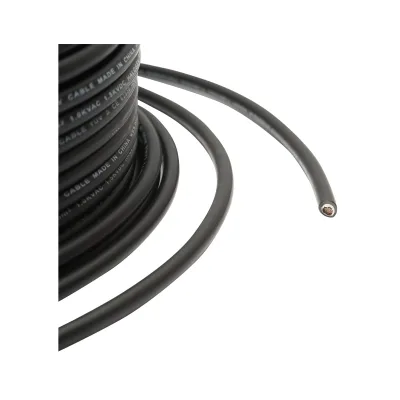 Rotolo di cavo per pannello solare 6mmx50m nero 1,5KV, H1Z2Z2-K Leader - immagine 3