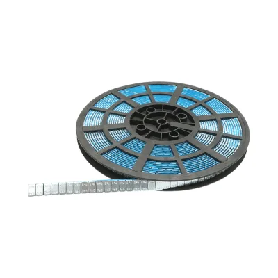Rotolo di contrappesi autoadesivi zincati per equilibratura ruote Fe 5g x 1200 pezzi 6 kg