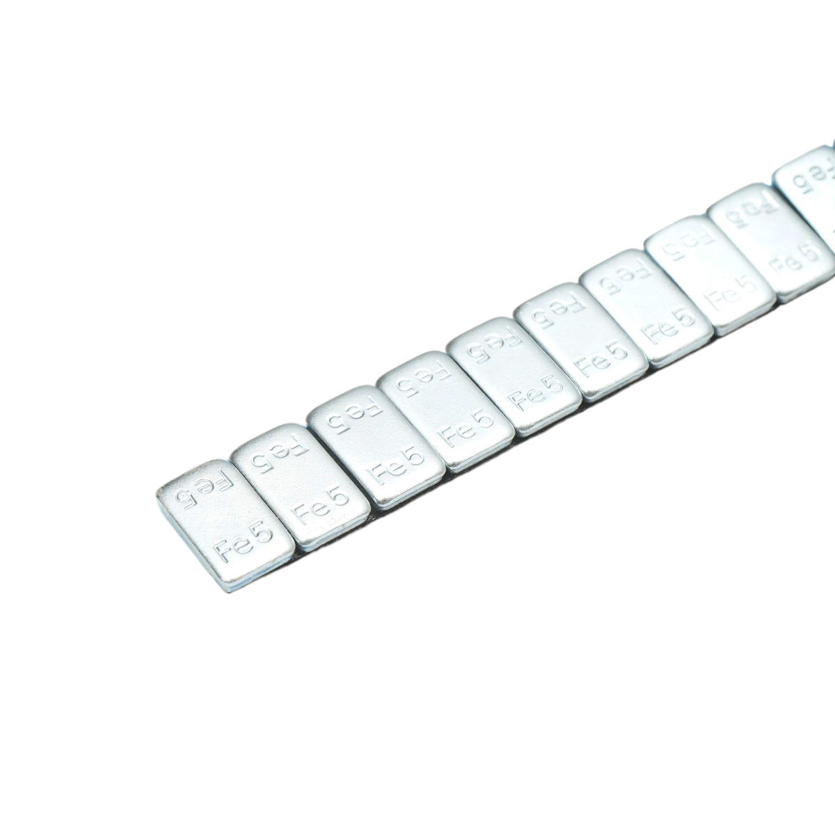 Rotolo di contrappesi autoadesivi zincati per equilibratura ruote Fe 5g x 1200 pezzi 6 kg - immagine 5