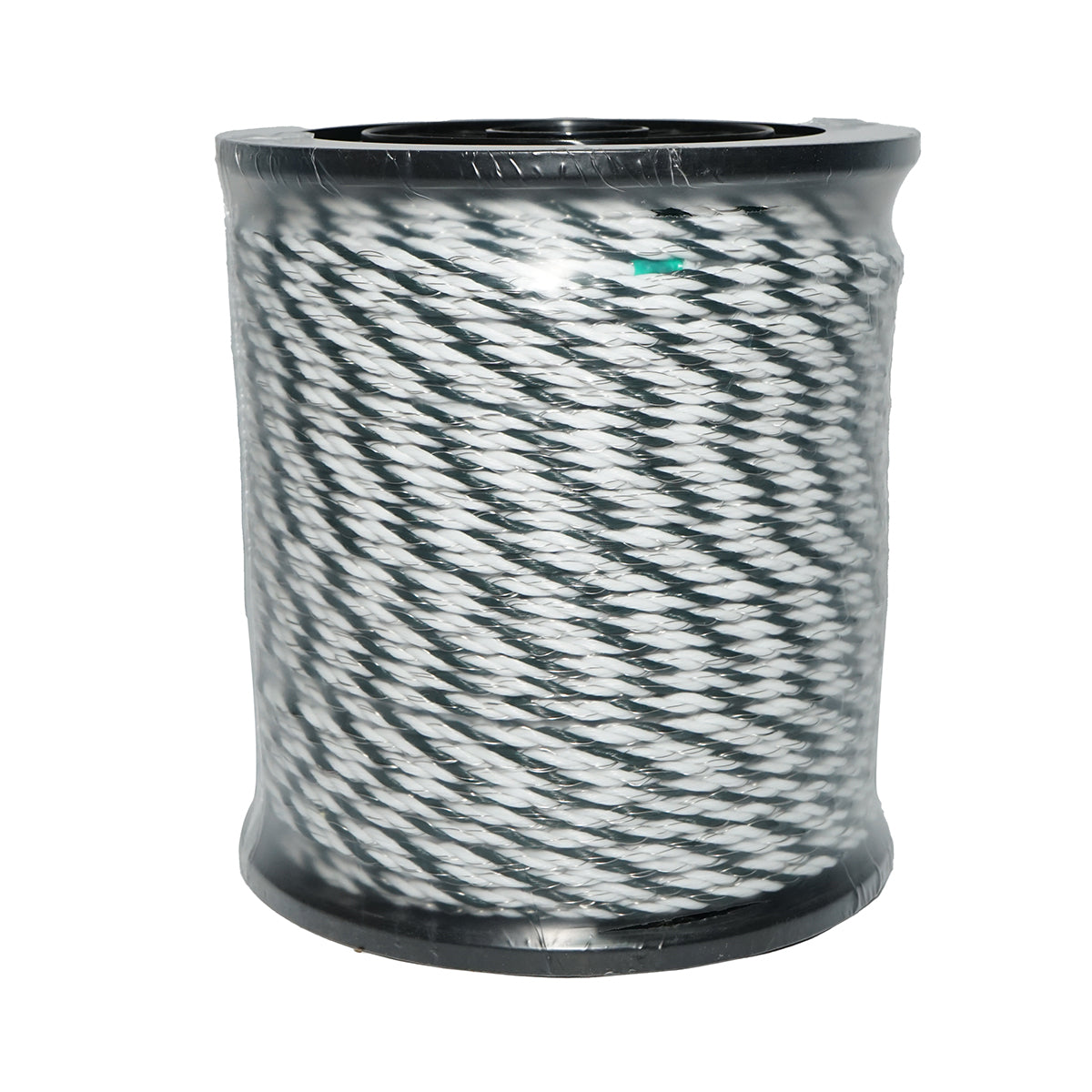 Rotolo di filo bianco e nero da 6 mm, acciaio inox 6x0,3 mm, 1,95 Ohm/m, recinzione elettrica da 200 m Breckner Germany - immagine 3