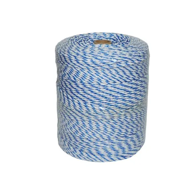 Rotolo di filo bianco-blu per recinto elettrico da 3 mm 3x0,2 mm SS, 7,8 Ohm / m, recinto elettrico Breckner da 500 m - immagine 3