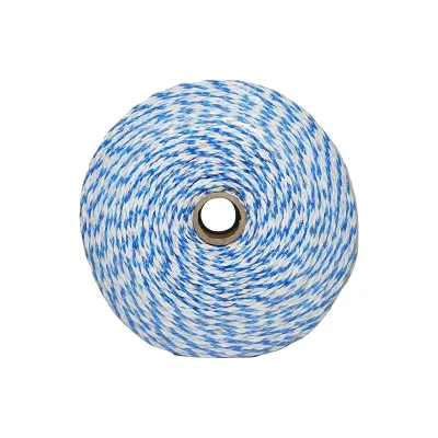 Rotolo di filo bianco-blu per recinto elettrico da 3 mm 3x0,2 mm SS, 7,8 Ohm / m, recinto elettrico Breckner da 500 m - immagine 4