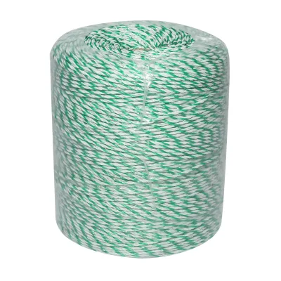 Rotolo di filo bianco-verde, diametro 2.5 mm, 4x0.2 mm SS, 500 m per recinzione elettrica, resistenza 7 Ohm, Bourget - immagine 3