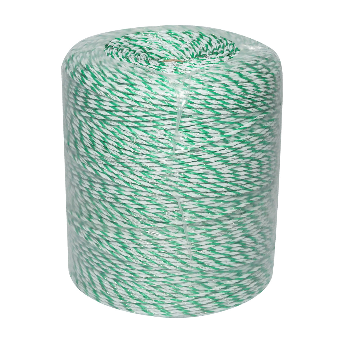 Rotolo di filo bianco-verde, diametro 2.5 mm, 4x0.2 mm SS, 500 m per recinzione elettrica, resistenza 7 Ohm, Bourget - immagine 3