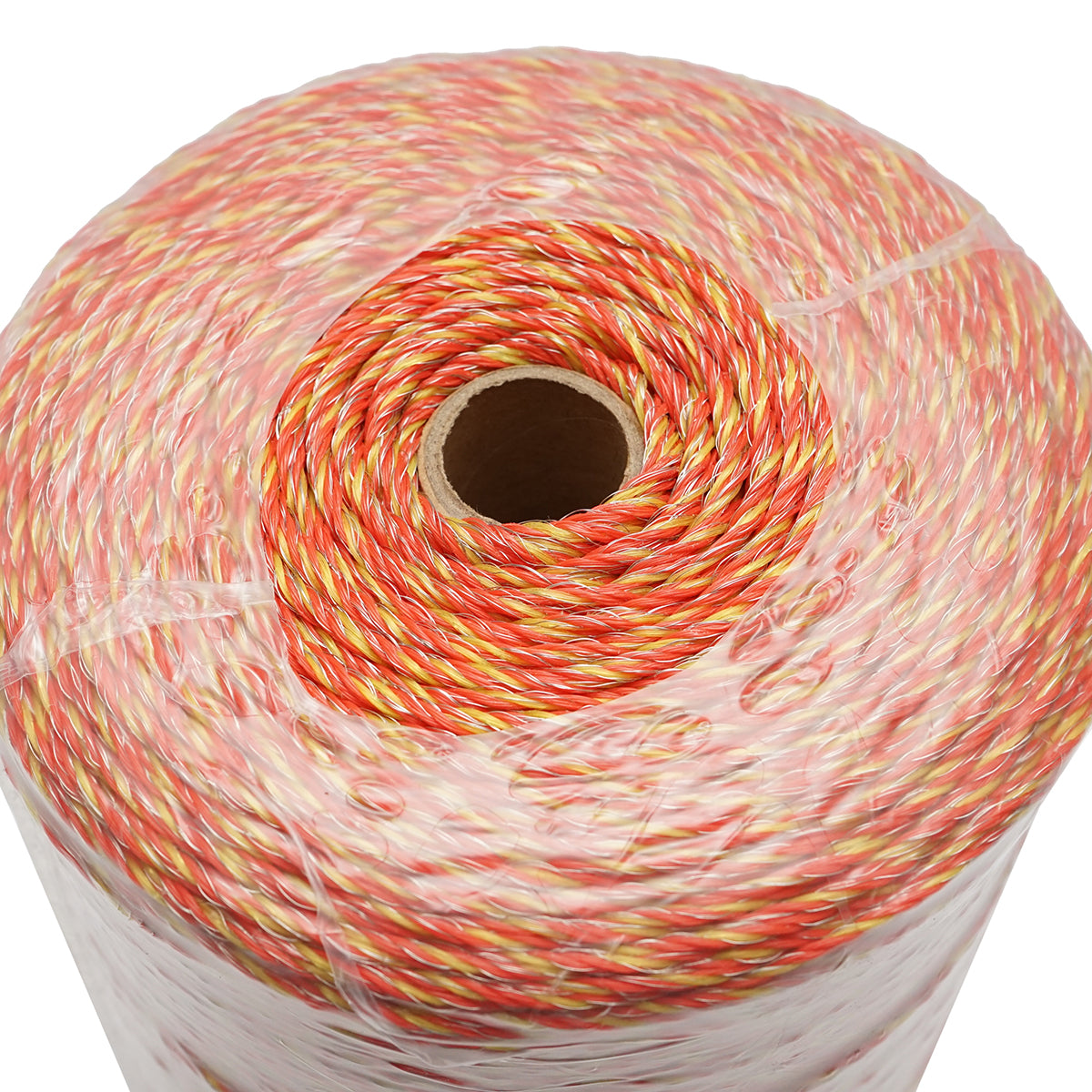 Rotolo di filo giallo-rosso 2 mm, 6x0,15 mm acciaio inox SS, 5,5 Ohm/m recinzione elettrica 1000 m Breckner Germany - immagine 3