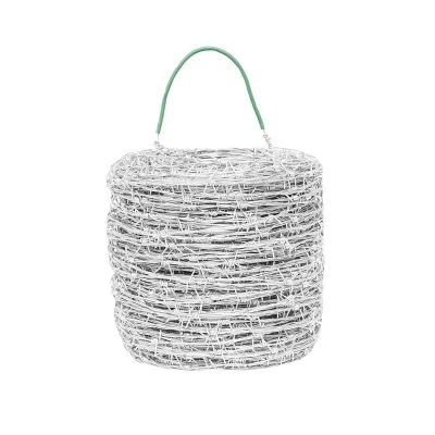 Rotolo di filo spinato zincato 250m,1.8 mm, distanza tra le punte 11-14cm, per recinzioni, Filo spinato zincato bobina - immagine 2