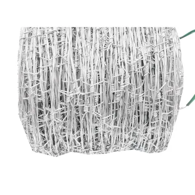 Rotolo di filo spinato zincato 250m,1.8 mm, distanza tra le punte 11-14cm, per recinzioni, Filo spinato zincato bobina - immagine 3