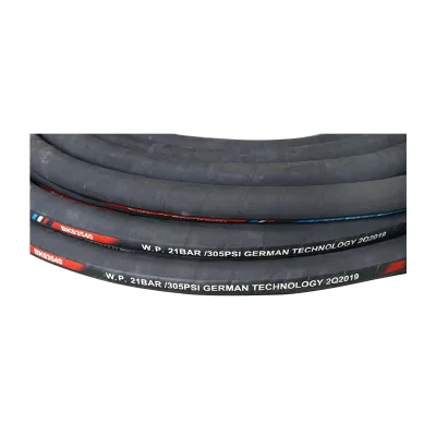 Rotolo di tubo idraulico ad alta pressione da 25 m con doppio rinforzo tessile DN19 (Ø interno 19 / Ø esterno 35) SAE100 R4 3/4" - immagine 2