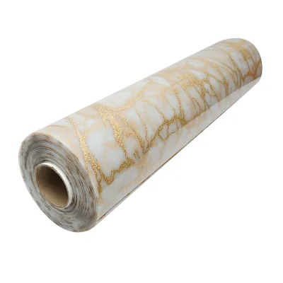 Rotolo pellicola protettiva per tavolo in PVC siliconato – modello marmo Materiale: PVC siliconato decorativo  Dimensioni rotolo: 0,80 × 20 m Breckner Germany - immagine 5