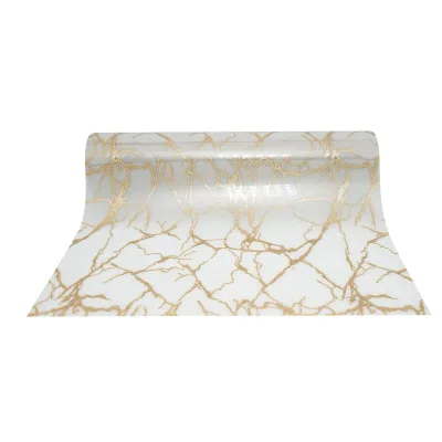 Rotolo pellicola protettiva per tavolo in PVC siliconato – modello marmo Materiale: PVC siliconato decorativo  Dimensioni rotolo: 0,80 × 20 m Breckner Germany - immagine 2