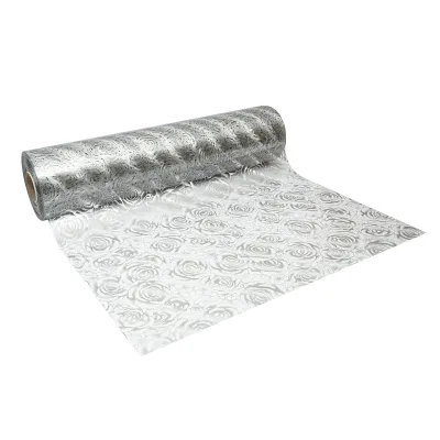Rotolo pellicola protettiva per tavolo in PVC siliconato – modello rose Materiale: PVC siliconato trasparente  Dimensioni rotolo: 0,80 × 20 m Breckner Germany - immagine 6