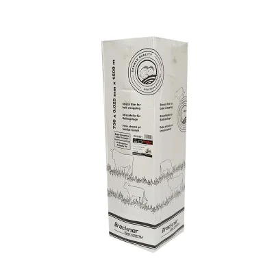 Rotolo Stretch Film per Rotoballe Verde Breckner Germany, 750mm x 1500m, 25 micron, Protezione UV, Agricolo, Imballaggio Fieno - immagine 3