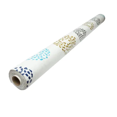 Rotolo tovaglia decorativa in PVC – modello cerchi multicolore Materiale: PVC con supporto tessile (45 g/m²)  Dimensioni rotolo: 1,37 × 20 m Breckner Germany - immagine 4