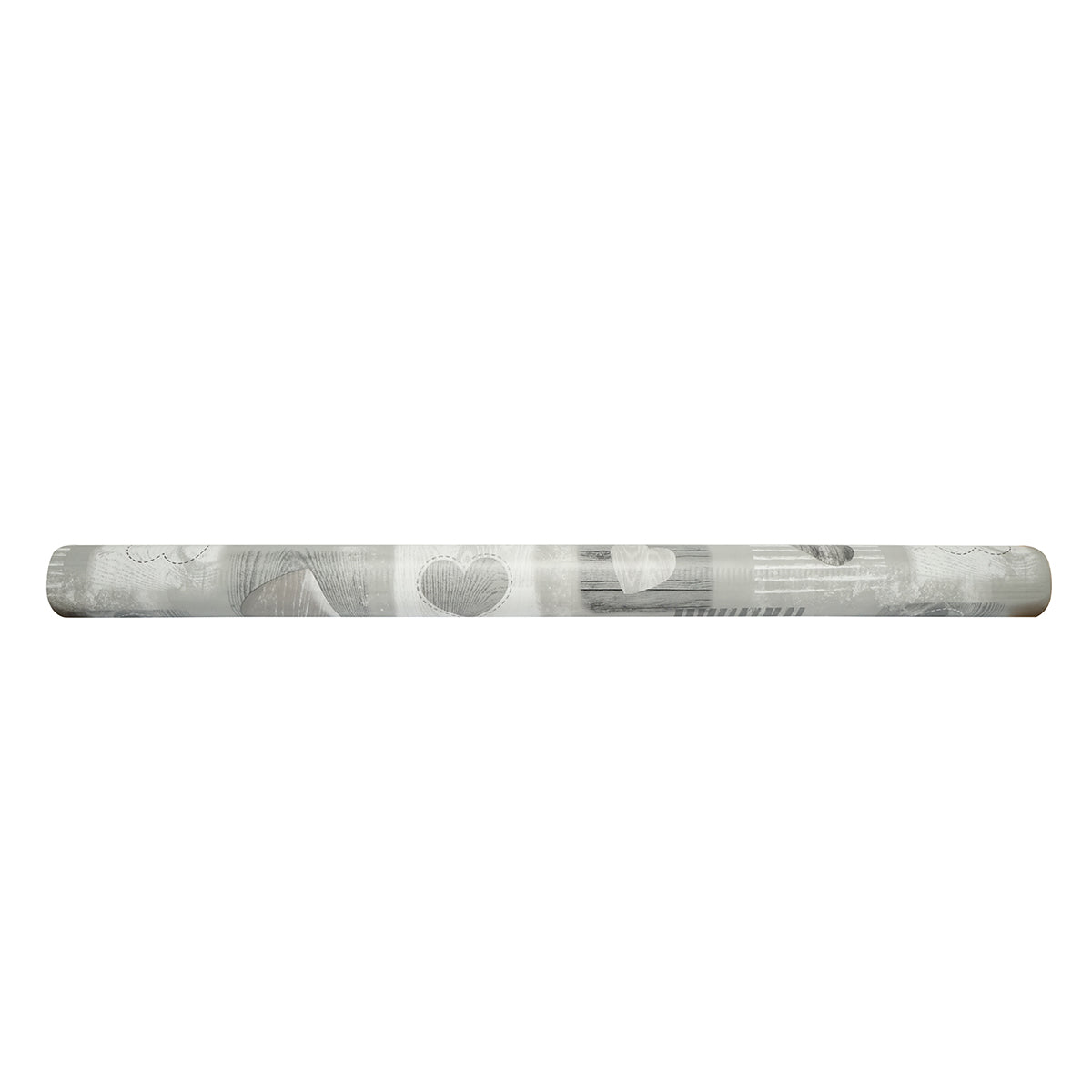 Rotolo tovaglia decorativa in PVC – modello cuori grigi Materiale: PVC con supporto tessile (45 g/m²)  Dimensioni rotolo: 1,37 × 20 m Breckner Germany - immagine 6