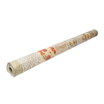 Rotolo tovaglia decorativa in PVC – modello floreale rustico Materiale: PVC con supporto tessile (45 g/m²)  Dimensioni rotolo: 1,37 × 20 m Breckner Germany - immagine 4