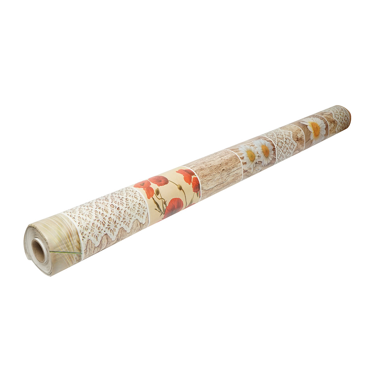 Rotolo tovaglia decorativa in PVC – modello floreale rustico Materiale: PVC con supporto tessile (45 g/m²)  Dimensioni rotolo: 1,37 × 20 m Breckner Germany - immagine 4
