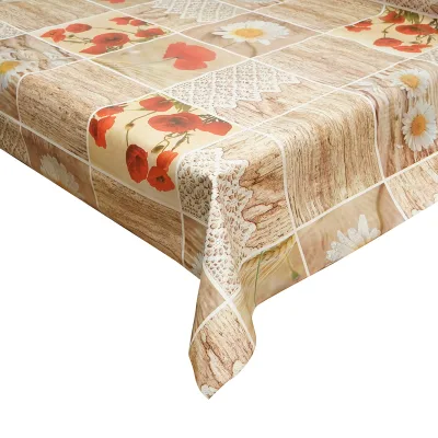 Rotolo tovaglia decorativa in PVC – modello floreale rustico Materiale: PVC con supporto tessile (45 g/m²)  Dimensioni rotolo: 1,37 × 20 m Breckner Germany - immagine 3